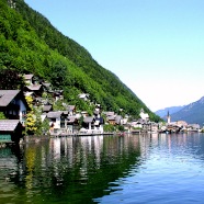 Vellage lake side in Austria